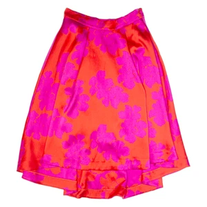 Falda COAST para mujer línea A naranja midi floral Reino Unido 12 - Imagen 1 de 6