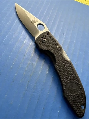 Benchmade Mini Pika 10410 Pocket Folding Knife Plain Blade 440C Taiwan - Image 1 of 4