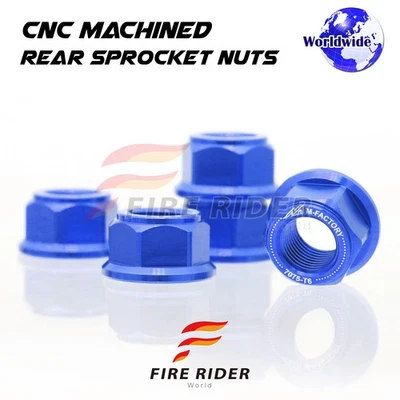 Blue Rear Wheel Sprocket Nuts M12 For Honda CBX1000F ALL Year - Image 1 of 3