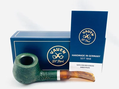 VAUEN Pfeife Ranger 4340 grün sandgestrahlt - 9mm Filter - Bild 1 von 4