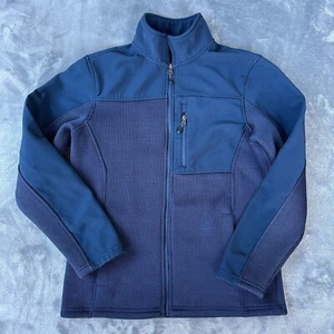 Swiss Tech Jacket Men's Small 34-36 Blue Full Zip Fleece Softshell - Picture 1 of 11