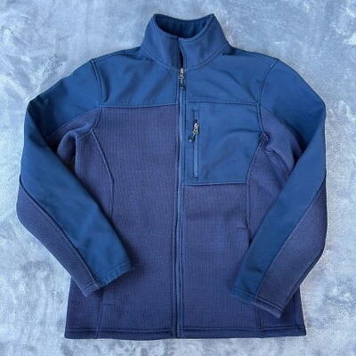 Swiss Tech Jacket Men's Small 34-36 Blue Full Zip Fleece Softshell - Image 1 of 4