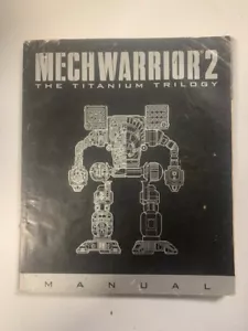 Juegos de PC MECHWARRIOR 2 The Titanium Trilogy Activision solo manual original - Imagen 1 de 1