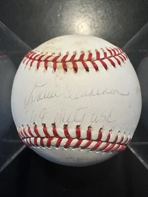 Balón autografiado por Donn Clendenon MLB-autenticación PSA/DNA Foto 1 de 3