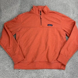 Patagonia Mujer Naranja Ahnya Pullover Sudadera 1/4 Cremallera Manga Larga Talla M - Imagen 1 de 8