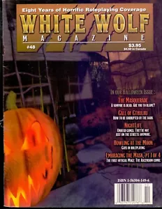 JDR RPG JEU DE ROLE / WHITE WOLF MAGAZINE # 48 1994 - Imagen 1 de 1