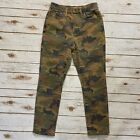 Madewell The High Rise Slim boy Cottontail Camo Jeans Size 25 Outdoors