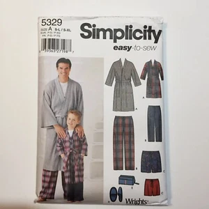 Pantalones cortos para hombre Simplicity 5329 talla S-L S-Xl para niño vestido zapatillas bolso de viaje - Imagen 1 de 3