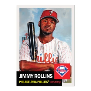 2024 Topps MLB Living Set Card #735 - Jimmy Rollins - Philadelphia Phillies - Picture 1 of 2