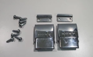 Sony TC-200 Reel to Reel Tape player recorder parts - 2x Chrome Locks - Picture 1 of 2
