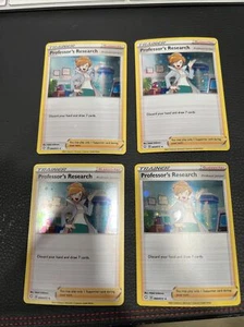 4x Professor's Research (Juniper) Cosmic Holo 060/072 x4 - NM Pokemon Promo - Picture 1 of 1