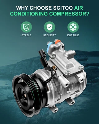 Compresor de aire acondicionado para Hyundai Tucson 2005-2007 2006 para Kia Sportage 2,0 L Foto 1 de 4