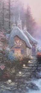 Painting- (Thomas Kinkade *Sweetheart Cottage 2*) Framed with COA - Picture 1 of 22