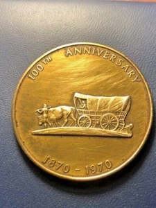 Riley Kansas Centennial Medal - 1870 - 1970 - Picture 1 of 2