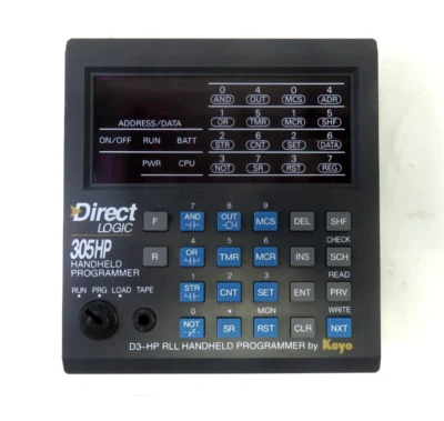 KOYO AUTOMATION DIRECT D3-HP 305HP Handheld Programmer, FOR PARTS/ REPAIR - Image 1 of 4