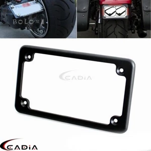 Marco de matrícula de aluminio Billet de 4"x7" para Harley Dyna Chopper Bobber personalizado - Imagen 1 de 8