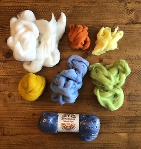 Vintage 1977 Elefant MOCK Wool 100% ACRYLIC, Macrame Weaving Doll Supplies - Picture 1 of 5