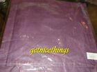 $115 New Yves Delorme Accent Throw Pillow Cover Triomphe Figue Purple Silk Blend