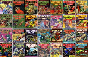 1951 - 1954 paquete de cómics Witches Tales - 28 libros electrónicos en CD - Imagen 1 de 3