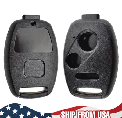 Remote Key Fob Uncut Shell Case Cover For Honda Civic LX CR-V Accord Pilot 2006+ Foto 1 de 4