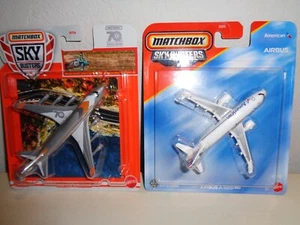 Matchbox Sky Busters AA Airbus A320 e MBX 6-2 Airliner LEGGERE SOTTO! - Foto 1 di 5