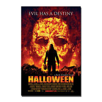 Halloween 2 II Michael Myers Horror Face 24"x16" Fiber Silk Movie Poster 