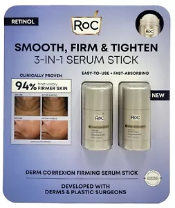 Barra de suero reafirmante RoC Derm Correxion 3 en 1 1 1,0 oz, paquete de 2 - Imagen 1 de 3