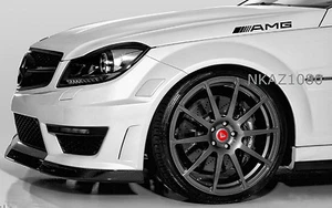 Calcomanía de vinilo AMG Mercedes Benz deporte carreras coche pegatina emblema logotipo NEGRO - Imagen 1 de 1