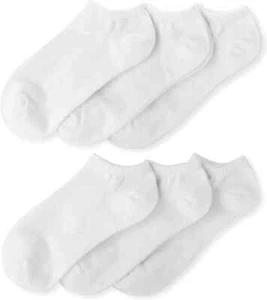 Jefferies 6 Pack White Liner Socks Girls Size XS L42509 - Picture 1 of 1