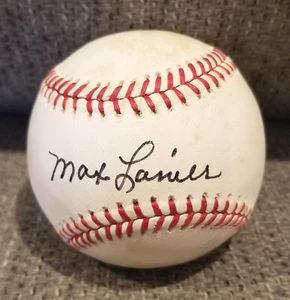 Max Lanier Signed Autographed National League Baseball St. Louis Cardinals JSA - Picture 1 of 5
