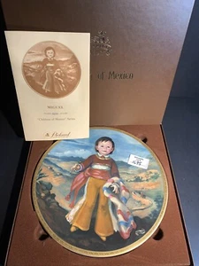 Vintage Pickard China Ceramic Plate Children of Mexico Miguel by Sanchez - Picture 1 of 7