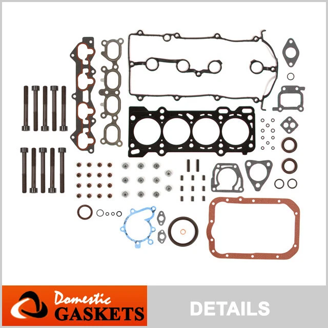 Fits 98-00 Mazda Protege 1.8L 626 2.0L DOHC Full Gasket Set Bolts FS FP - Image 1 of 4