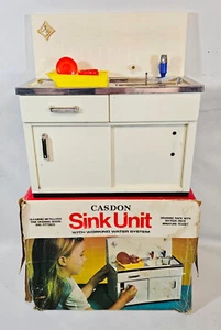 Vintage Toy Casdon Sink Unit, 1970's, Original Box, Collectable, Rare - Picture 1 of 24