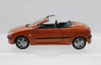 Maisto Special Edition Peugeot 206cc Model Dark Orange Die Cast 1:24 - Image 1 of 4