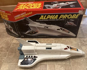 Adventure People ALPHA PROBE Vintage Fisher Price Complete w/ Box Works WHITE! - Picture 1 of 11