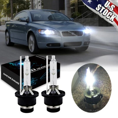 Juego de bombillas de repuesto de faros de haz bajo para Volvo C70 HID Xenon D2S 2006-2013 Foto 1 de 4