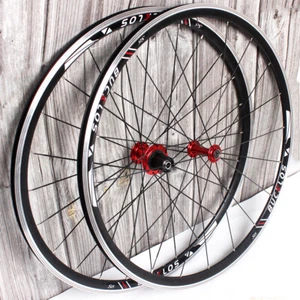 Road QR 700C Bicycle Front/Rear Wheel Rim Brake Clincher Wheelset fit Shimano HG - Picture 1 of 13