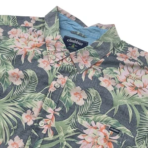 Chubbies The Resort Wear Friday Herren blau Blumen Hawaii Aloha Hemd XL Strand - Bild 1 von 7