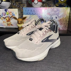 Zapatos para correr Brooks Launch 8 GTS para mujer talla 5 D rosa gris - Imagen 1 de 10