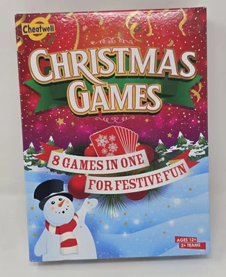 Cheatwell Juegos de Navidad Tarjeta Juego Familiar Navidad Trivia Charadas 2+ Equipos 14814 Foto 1 de 4