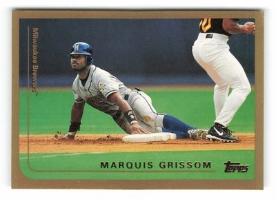 1999 Topps #383 Marquis Grissom Milwaukee Brewers - Image 1 of 2