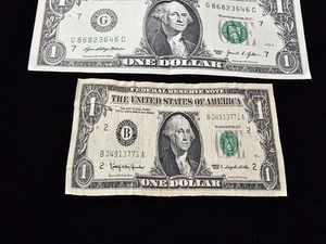 RARE 1963 Shrunken One Dollar Bill Actual Currency - Picture 1 of 8