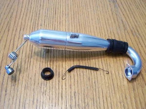 HPI Savage XL 5.9 GTXL-6 Aluminum Tuned Exhaust Pipe Header Mount Coupler Spring - Picture 1 of 3