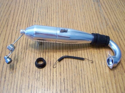 HPI Savage XL 5.9 GTXL-6 Aluminum Tuned Exhaust Pipe Header Mount Coupler Spring - Image 1 of 3