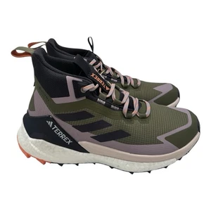 Adidas Terrex Free Hiker 2 Shoes Boots Womens Sz 8 Green Gore-Tex Hiking IH3531 - Picture 1 of 9