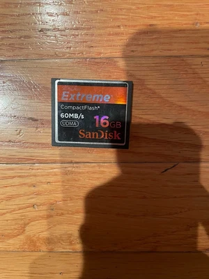 SanDisk Extreme CompactFlash 16GB 60MB/s UDMA - Image 1 of 2