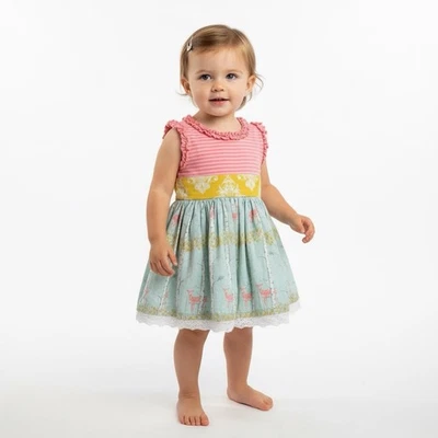 Vestido Persnickety Bo Peep bebê menina tamanho 12 meses - Imagem 1 de 4