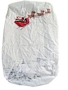 Pottery Barn Kids Heritage Santa Baumwolle Krippe Laken Urlaub Weihnachten - Bild 1 von 5