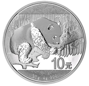 2016 30 Grams Silver ¥10 Chinese PANDA Bu Coin. - Picture 1 of 3