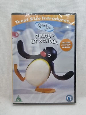 Pingu At School - Brand New & Sealed! Dvd! Treat Size Introduces... Hit - Image 1 of 2